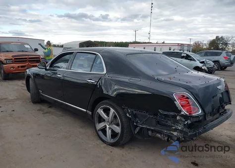 2016 Bentley Mulsanne Speed из США, поврежденный, VIN SCBBG7ZHXGC002338